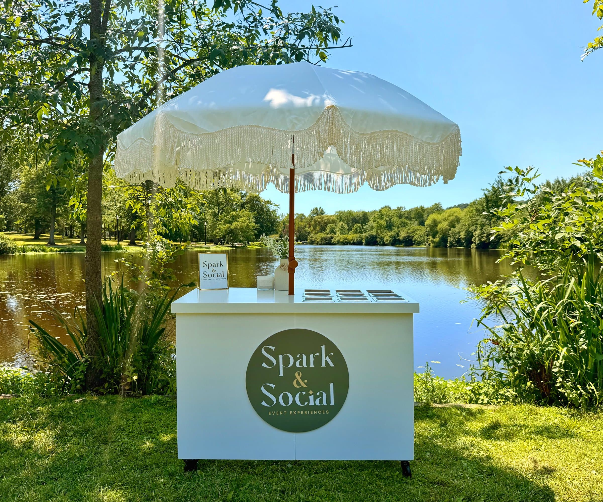 The signature Spark & Social event cart — New Jersey