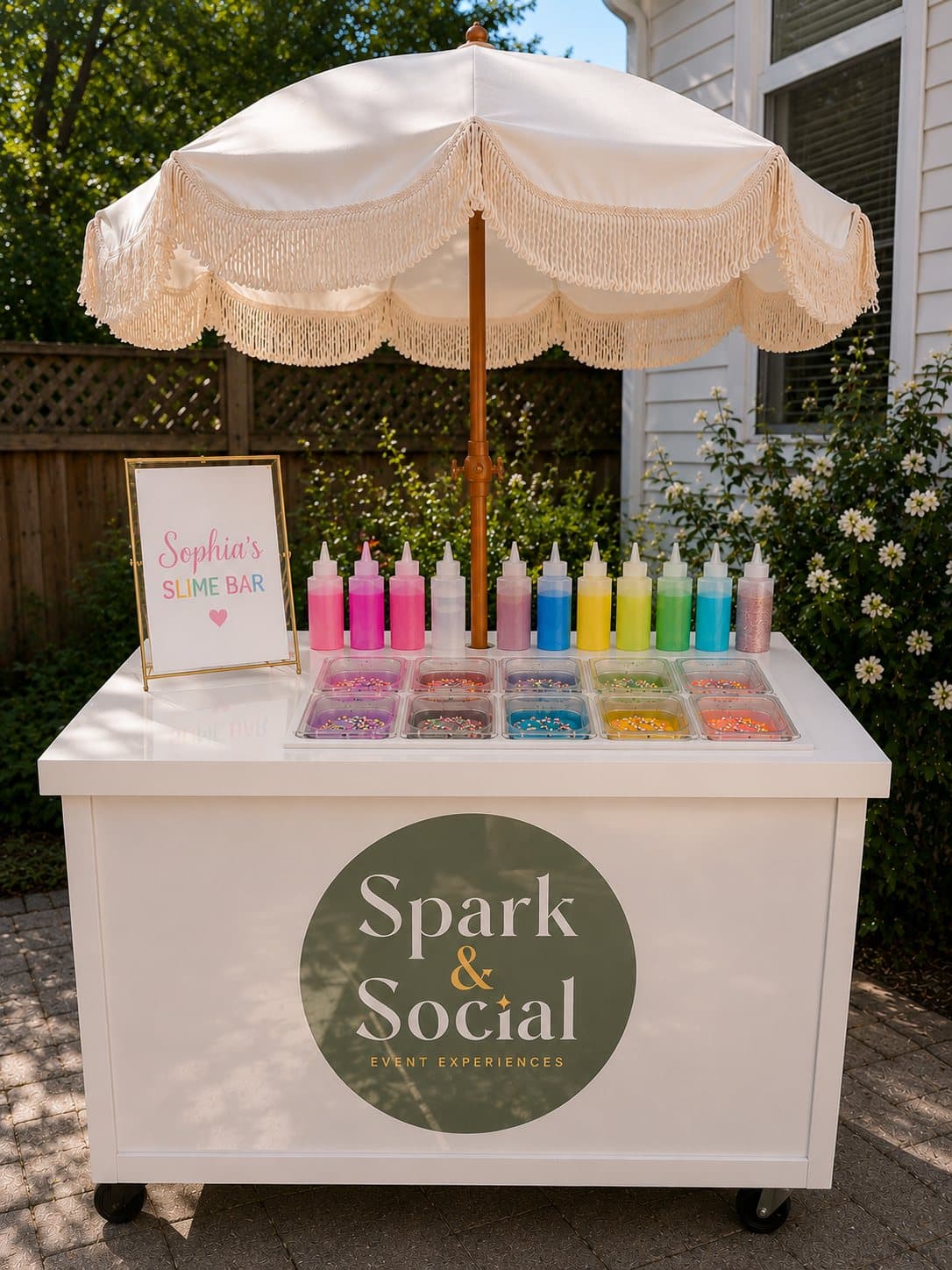 Slime Bar Cart — customize your own slime — Spark & Social New Jersey
